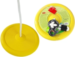 Balançoire ronde de jardin pour enfants jaune