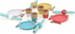 Set de vaisselle en bois pour enfants VILAC, 28 pièces
