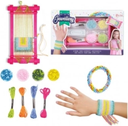 Kit créatif fabrique ton bracelet avec des perles en boîte 25x15x3 cm