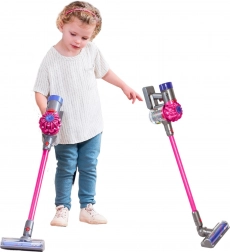Jouet aspirateur balai sans fil pour enfants CASDON DYSON rose avec sons