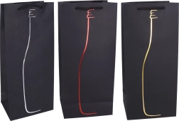 Sachet cadeau pour bouteille M 17 × 38 × 9 cm