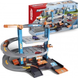 Grand set de garage City Flex avec parking et 5 voitures urbaines Majorette