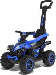 Draisienne pour enfants avec tige de guidage BABY MIX Mega bleue