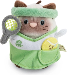 Nici MyMochi chatte siamoise Siamy en tenue de tennis avec balle 8 cm