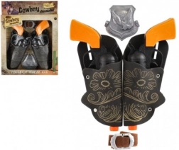 Set de pistolets de cow-boy avec étui pour enfants, 2 pcs