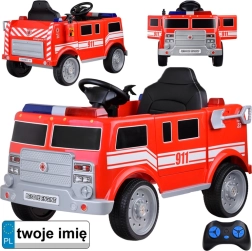 Camion de pompiers électrique pour enfants avec télécommande