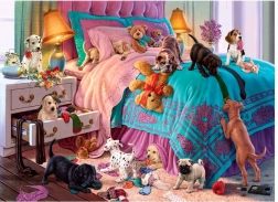 Puzzle Chiots espiègles 1000 pièces