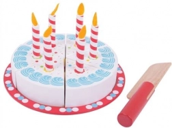 Gâteau d’anniversaire en bois à découper de Bigjigs Toys