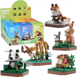 Kits de construction techniques – série Animaux sauvages terrestres (mini-sets de 100+ pièces)