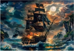 Clementoni puzzle Pirates des mers maudites