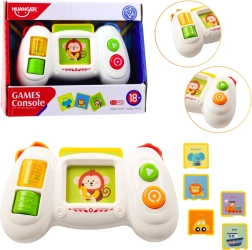 Console interactive pour enfants avec cartes, lumières et sons