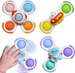 Woopie ensemble de spinners pour enfants - Fusée, Extraterrestre, Ovni