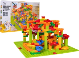 Kit de construction coloré – circuit de billes 523 pièces