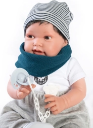 Antonio Juan Pipo Hair – poupée bébé réaliste 42 cm avec corps souple