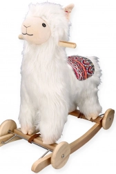 Alpaga à bascule avec roulettes