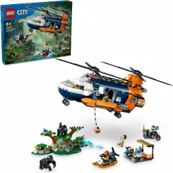 LEGO City Hélicoptère des explorateurs de la jungle – base
