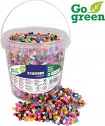 Perles à repasser Playbox Go Green en seau 5000 pcs