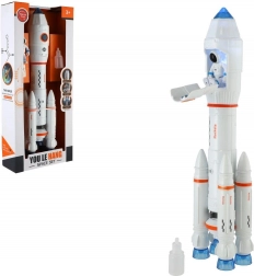 fusée jouet avec vapeur, lumières et sons 36 cm