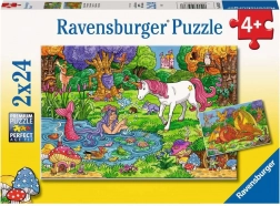 Puzzle Ravensburger Forêt Magique 2x24 pièces