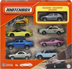 Set de petites voitures MATCHBOX 1:64 – 8 pièces (mix)