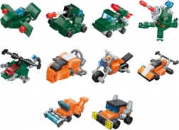 Kit de construction Qman Trans Collector 3-en-1 lot de 10 pièces