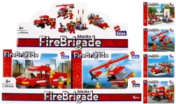 Jeu de construction pompiers avec minifigurine – 4 modèles