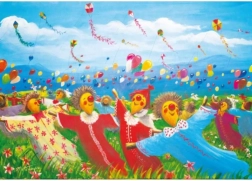 Puzzle Carnaval des épouvantails 1000 pièces