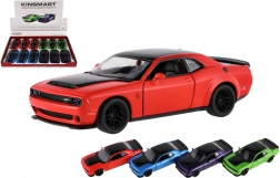 Modèle de voiture en métal Kinsmart Dodge Challenger SRT Demon 170 (2023) 13 cm à rétrofriction