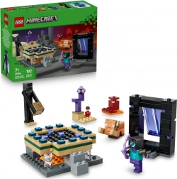 LEGO Minecraft Passage par les portails du Nether et de l’End