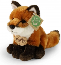 Renard en peluche assis 18 cm écoresponsable