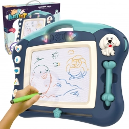 Tableau magnétique interactif Woopie Znikopis bleu