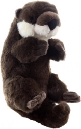 Loutre écologique en peluche 20 cm