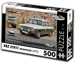 Puzzle voitures rétro VAZ 21011 Volkspolizei 500 pièces