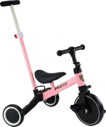 Tricycle avec poignée rose