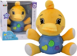 Caneton en peluche interactif avec lumières et sons 19 cm