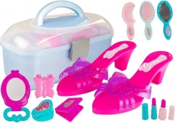 Mallette avec accessoires beauté pour petites princesses – mules, bigoudis et perles