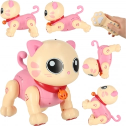 Chat robotique interactif amusant avec télécommande