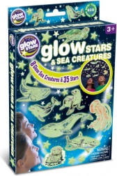 Autocollants muraux Brainstorm Étoiles phosphorescentes et animaux marins