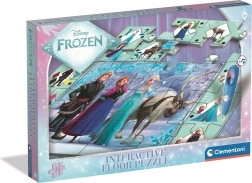 Puzzle de sol avec stylo interactif La Reine des Neiges 24 pièces