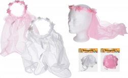 Serre-tête de carnaval avec voile