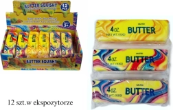 Gniotek antistress à presser en forme de cube de beurre - 1 pièce