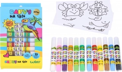 Peintures pailletées pour verre 11+1, 10 ml