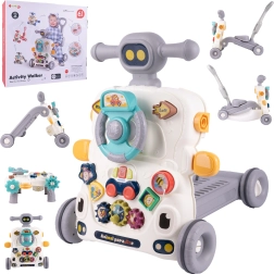 Trotteur, pousseur voiture et table interactive MOTOR 3 en 1