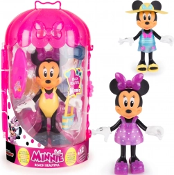 Disney Minnie Mouse mini poupée de plage avec armoire et tenues