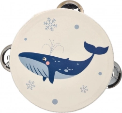 Tambourin avec motif de baleine pour enfants