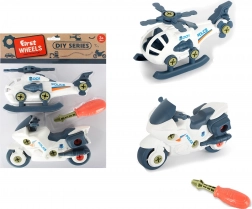 Ensemble de moyens de transport à visser