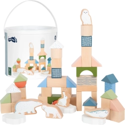 small foot Blocs de construction en bois Arctic