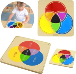 Tableau éducatif avec miroir coloré de Masterkidz