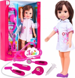 Grande poupée infirmière avec accessoires médicaux pour enfants 3+