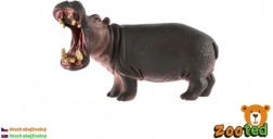 Figurine hippopotame en plastique 11 cm
